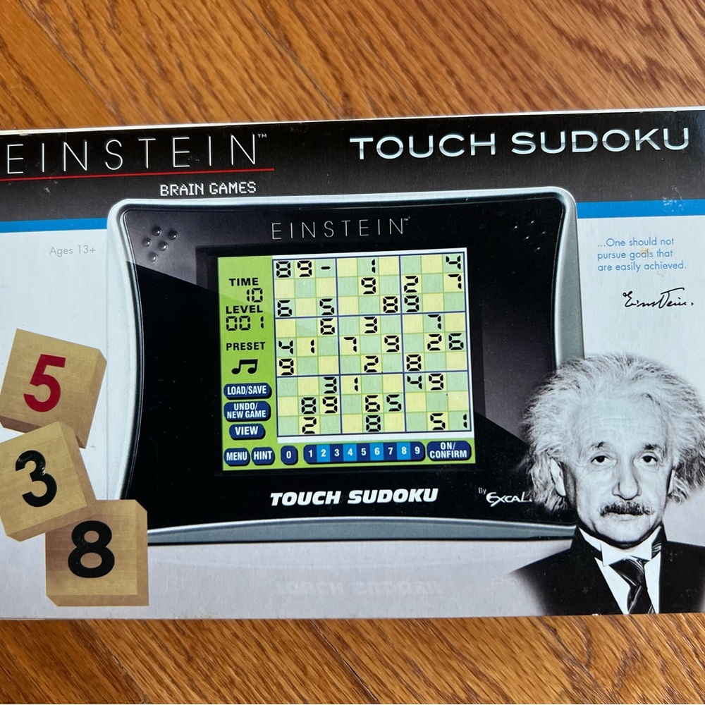 Brand new Einstein Touch Sudoku Brain Games